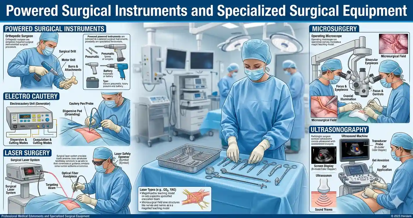  Powered Surgical Instruments and Specialized Surgical Equipment
